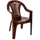 Кресло из пластика N8 Салют, цвет: шоколадный