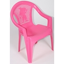Кресло из пластика детское 8617-160-0055, цвет: розовый