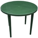 Стол из пластика круглый 8617-130-0022, D 90 см, цвет: болотный