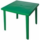 Стол из пластика квадратный 8617-130-0019-kv-pr, цвет: зеленый