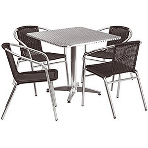 Комплект садовой мебели LFT-3099B-T3125-60x60 Silver 4Pcs