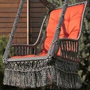 Кресло-качели Inka плетёное подвесное (без каркаса)