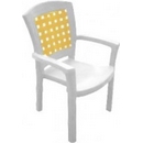 Кресло из пластика Палермо белое