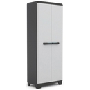 Шкаф пластиковый Linear Utility Cabinet (Линеар Утилити Кабинет), цвет светло-серый, черный