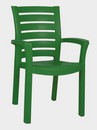 Пластиковое кресло Капри зелёное