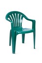 Пластиковое кресло Милан зелёное