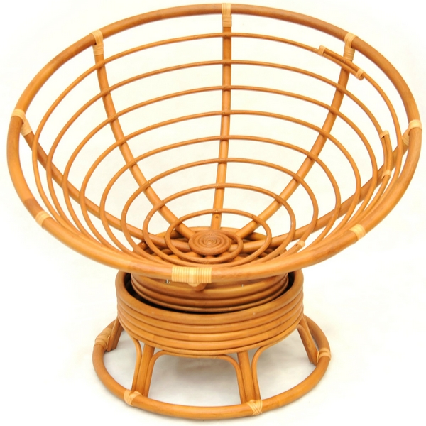Купить Кресло вращающееся Papasan Matte 23/01B на grand-dacha.ru 8608-kreslo-Papasan-Matte-23-01B-konyachnoe