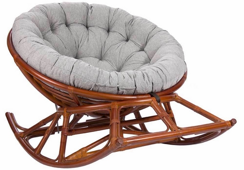 Купить Кресло-качалка из ротанга Papasan Rocker Chair в ГрандДача 8595-Papasan-ROCKER-CHAIR
