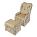 Кресло плетеное для дачи и сада КМ-2000