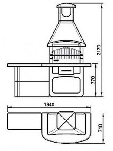 Купить барбекю на grand-dacha.ru Артикул - 8588-Barbekju-granada