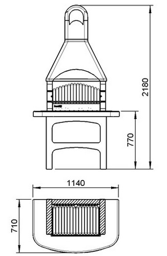 Купить барбекю на grand-dacha.ru Артикул - 8588-Barbekju-korsika