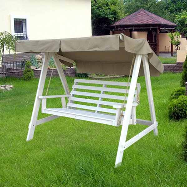 Купить Качели для сада и дачи Heritage (белые) на grand-dacha.ru 8571-Heritage-white