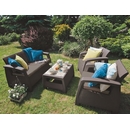 Комплект мебели для сада и дачи Corfu II set (Корфу сэт) коричневый