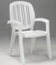 Кресло CRETA (цвет белый, монолитное)