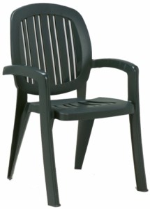 Кресло CRETA (цвет зеленый, монолитное)