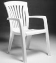 Кресло DIANA (цвет белый, монолитное)