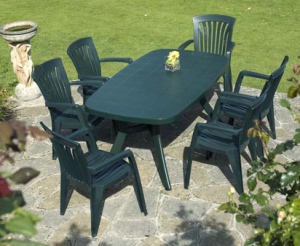 Комплект пластиковой мебели Nardi Toscana Dining Set с креслами 6 Diana