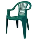 Кресло для сада Румба зеленое (пластик)