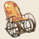 Кресло-качалка с подножкой мягкая 03-06 А