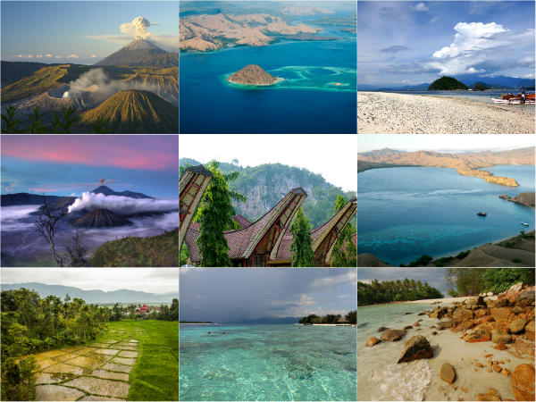 Пейзажи Индонезии 
