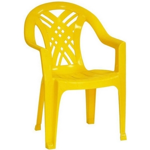 Кресло из пластика N6 Престиж-2, цвет: желтый
