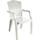 Кресло из пластика N7 Премиум-1, цвет: белый