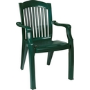 Кресло из пластика N7 Премиум-1, цвет: темно-зеленый