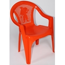 Кресло из пластика детское 8617-160-0055, цвет: красный