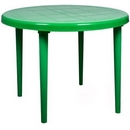 Стол из пластика круглый 8617-130-0022, D 90 см, цвет: зеленый