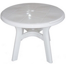 Стол из пластика круглый Премиум 8617-130-0013, D 94 см, цвет: белый