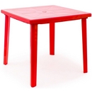 Стол из пластика квадратный 8617-130-0019-kv-pr, цвет: красный