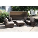 Комплект мебели для сада и дачи Катания AFM-320B Brown (коричневый)