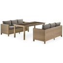 Набор мебели (T365-S65B-W65 Light Brown) Барле