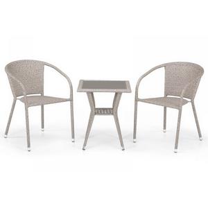 Комплект плетеной мебели из искусственного ротанга Антиб (T25C-Y137C-W85 Latte 2Pcs)