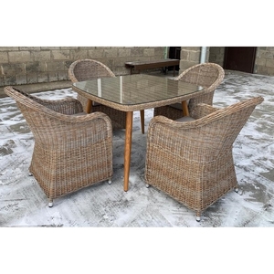 Комплект плетеной мебели Денвиль T368/Y490 Light brown