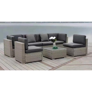 Комплект плетеной мебели Верден YR822C Grey/Grey