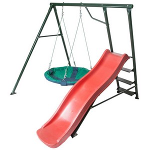 Игровой комплекс Радуга (горка, качели круглые)