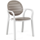 Кресло PALMA из пластика, цвет bianco tortora
