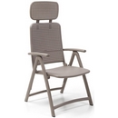 Кресло складное из пластика ACQUAMARINA, цвет tortora