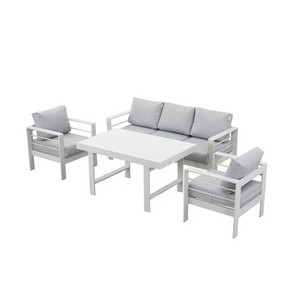 Комплект садовой мебели 4 предмета Марбелья (MARBELLA DT3S) (белый)
