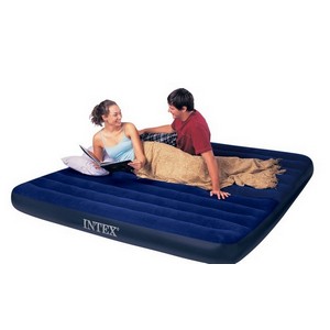 Надувной матрас Classic Downy Airbed Fiber-Tech 183х203х25см (64755)