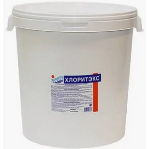 ХЛОРИТЭКС 20 кг ведро, табл.20 гр, средство для текущей и ударной дезинфекции воды