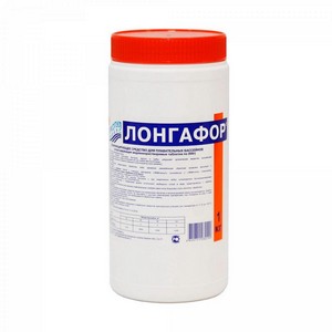 Хлор для дезинфекции воды Лонгафор 1 кг в таблетках 200г (М16)