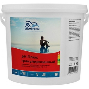 РH-ПЛЮС 5 кг ведро, гранулы для повышения уровня рН воды