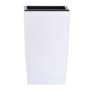 Кашпо для цветов Coubi Sguare High DUW200-S449 белый 2 предмета 6 и 10 л