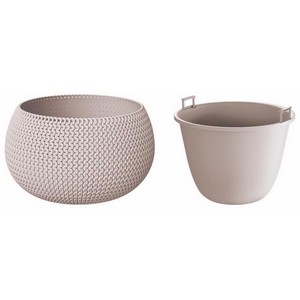 Кашпо для цветов Splofy Bowl DKSP370-7529U 9 л (мокко)