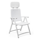 Кресло складное пластиковое, ACQUAMARINA bianco