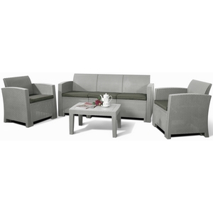 Садовый комплект мебели Life 5 (светло-серый, серо-бежевый)