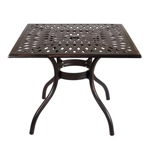 Столик квадратный Lotus Square Table SD1044T цвет бронза